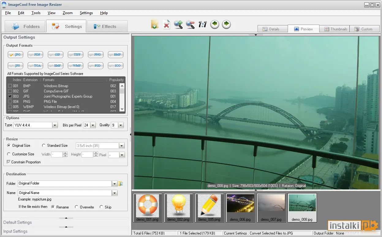 Okladka ImageCool Free Image Resizer